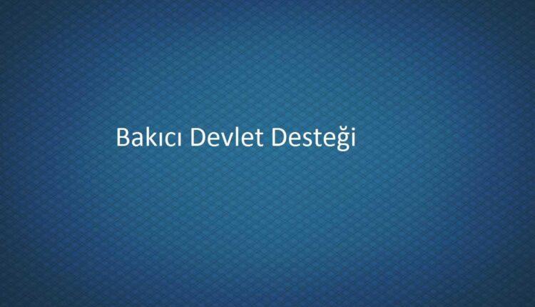 işkur bakıcı desteği
