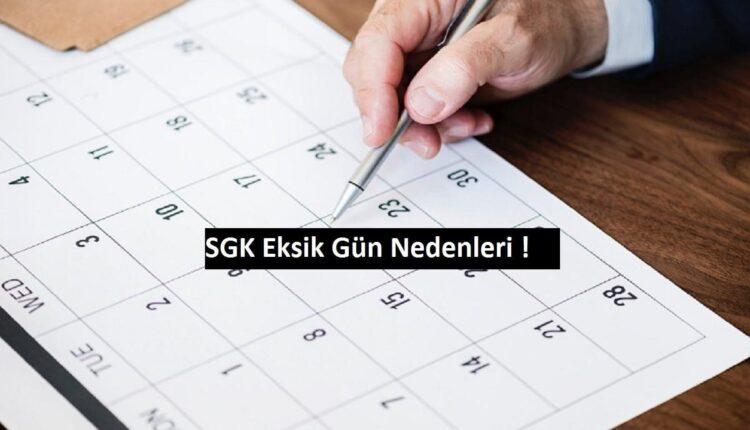sgk eksik gün bildirimi kalktı mı