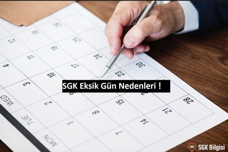 sgk eksik gün bildirimi kalktı mı