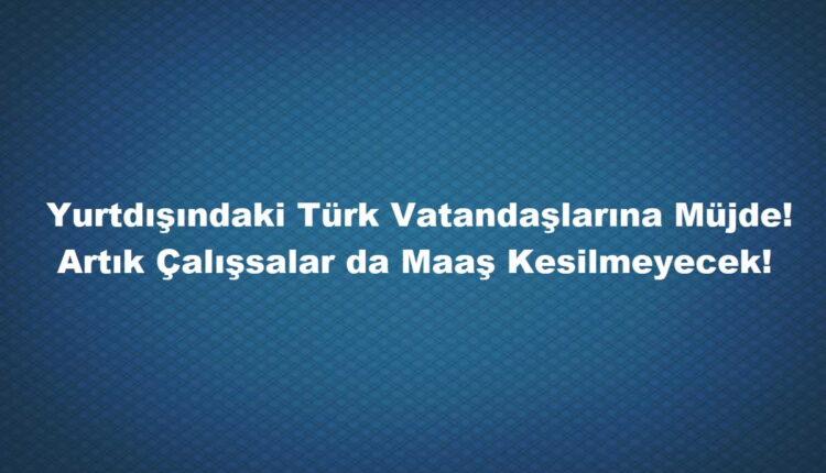 Yurtdışı borçlanma ile emekli olanlar artık çalışabilecek