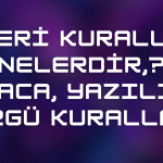 İşyeri Kuralları Nelerdir