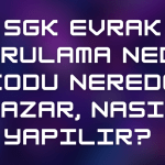 SGK Evrak Doğrulama