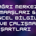 Çağrı merkezi maaşları