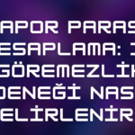 rapor parası hesaplama