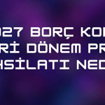 4027 Borç Kodu