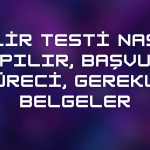 Gelir Testi Nasıl Yapılır