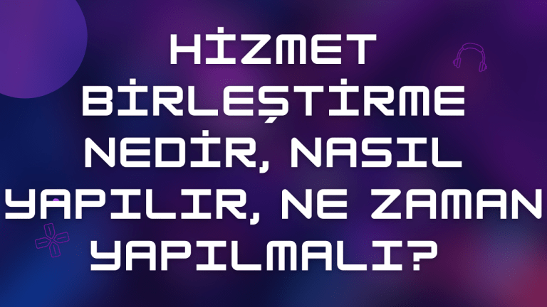 Hizmet Birleştirme