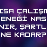 Kısa Çalışma Ödeneği