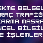 Çekme belgeli araç trafiğe çıkarma masrafı