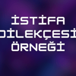 istifa dilekçesi örneği