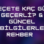 Reçete Kaç Gün Geçerli