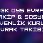 SGK dys evrak takip