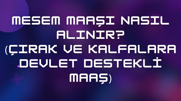 Mesem Maaşı Nasıl Alınır